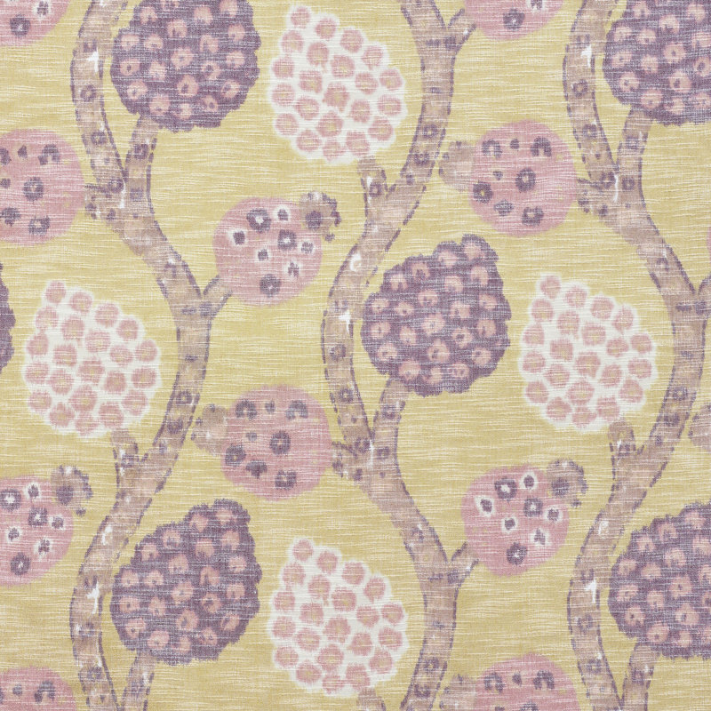 Tissu à motif de chaîne Annabel, Or