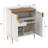 Sideboard Buffet Cabinet with Fluted Texture, Modern Coffee Bar Cabinet with Wine Rack&Drawers-718405189