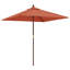 Balgobin Garden Parasol with Wooden Pole 198x198x231 cm-676671636