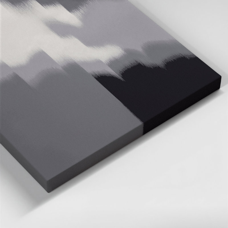 Toile abstraite sur fond gris 81, H 24 po x l 20 po