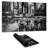 Times square monochrome - 14.00"x24.25" Desk mat