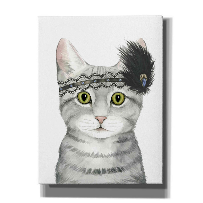 Trinx «Downton Cat III» par Grace Popp, H 16 po x l 12 po x P 0,75 po