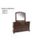 Commode de style traditionnel 1 pièce 3 petits tiroirs 4 grands tiroirs