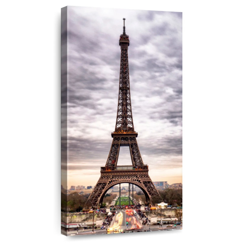 Storm Clouds Eiffel Tower