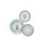 Xmas Sweet Pastels Piece Porcelain Dinnerware Set - Service for 6