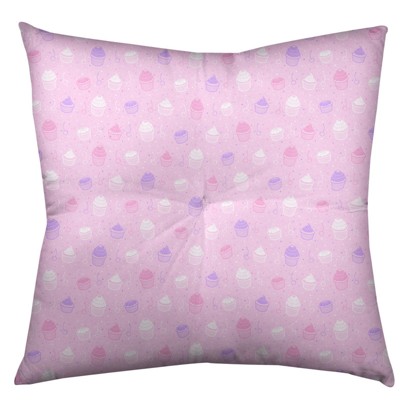 Coussin de sol Katelyn Elizabeth, 26 po x 26 po, Rose / Mauve