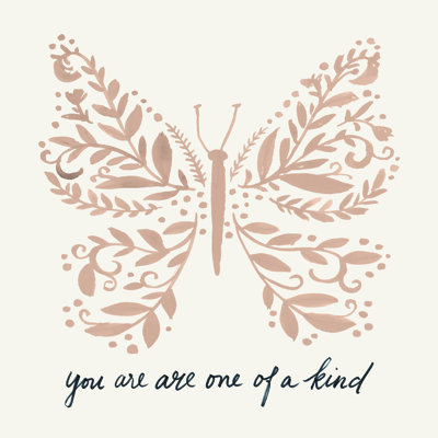 Butterfly, Leaves And Branches - Wrapped Canvas Print