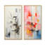 «Pastel Color», art japonais Harmony - ensemble de 2 toiles japonaises-102577680-102577675