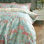 Art Deco Hydrangea Reversible 200 Thread Count Cot Cotton Floral Duvet Cover Set with Pillowcases Included-110809825
