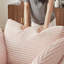 Velours côtelé rose moderne, sans assemblage, ensemble de ressorts, idéal pour une chaise longue de salon, soutien, détente confortable à la maison