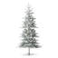 Sapin de Noël pré-éclairé givré Johvan-910065906