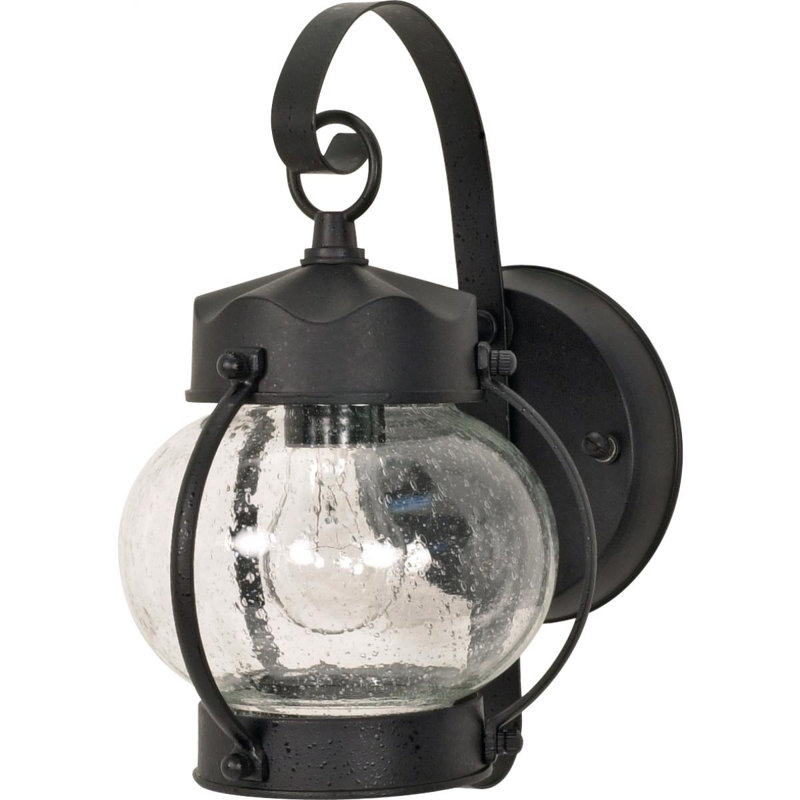 Asya Wall Light, Textured Black