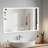 LED Framed Bathroom Vanity Mirror
