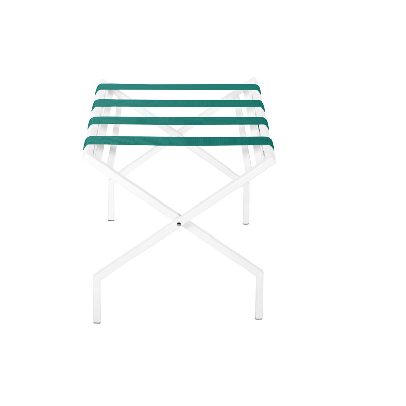 Porte-bagages Suba, Turquoise / blanc