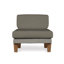 Catalina Outdoor Teak Lounge Chair-502431837-502432751