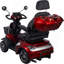 HS4W-B1R-1 Scooters à 4 roues robustes pour personnes âgées et adultes