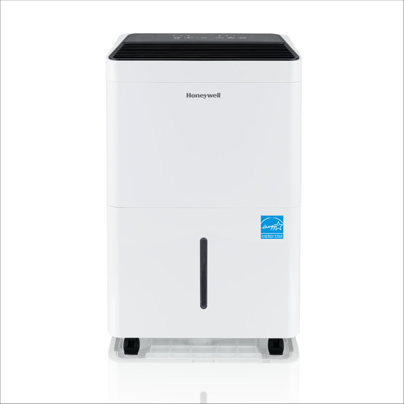 Honeywell 50-Pint White Portable Energy Star Dehumidifier with Pump