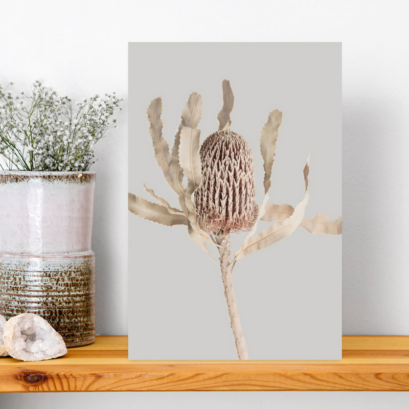 Banksia, architecture contemporaine abstraite, art mural, H 18 po x l 12 po