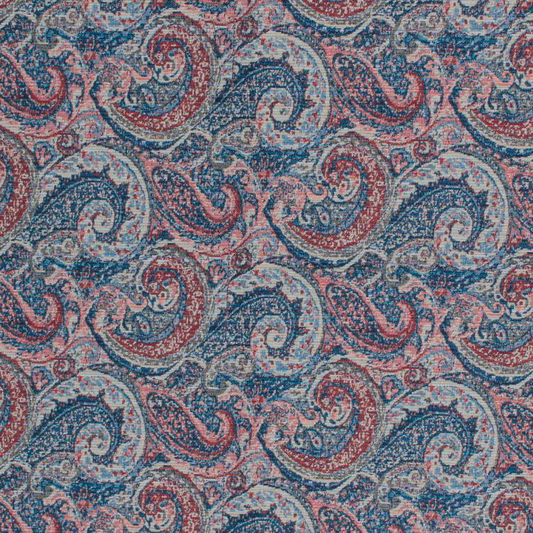 Suite Copley Paisley Fabric, Jewel