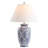 Klar 26.25" Chinoiserie Ceramic LED Table Lamp