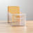 mDesign Plastic Home Office Storage Organizer Bin With Handles - 8 Pack - Clear