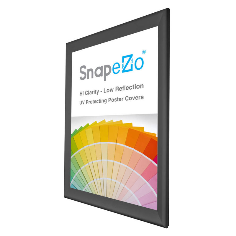 Cadre en aluminium Snapezo Snap Frame, Noir, 28 po x 42 po