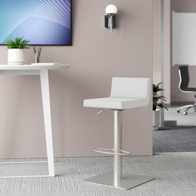 Gladwell Swivel Adjustable Height Bar Stool by Upper Square