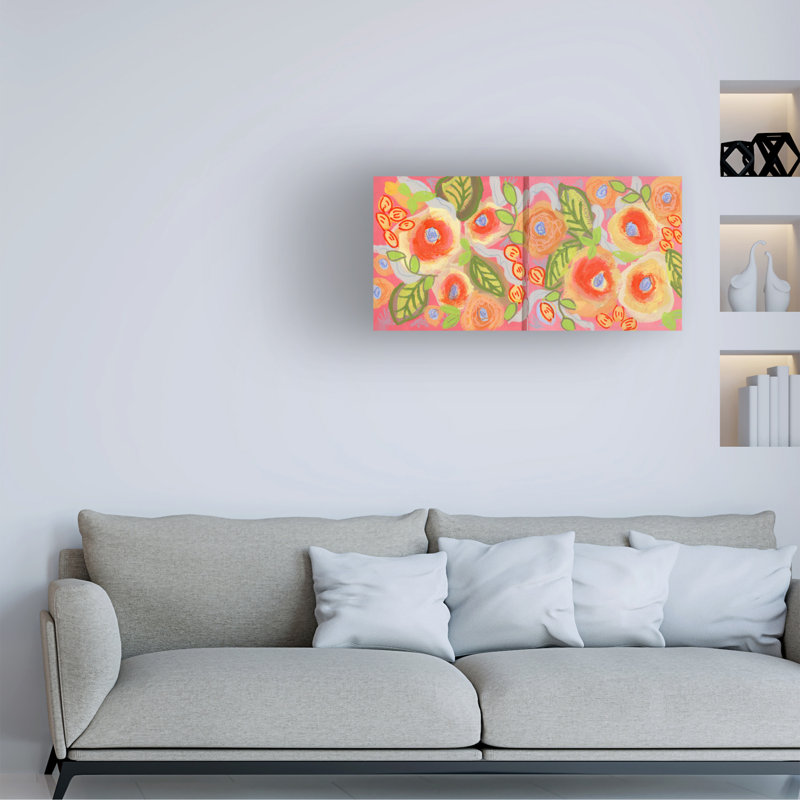 Art mural sur toile tendue - Suzanne Allard «Spread 15», décoration murale pour le salon, la chambre à coucher ou le bureau - 12 x 24