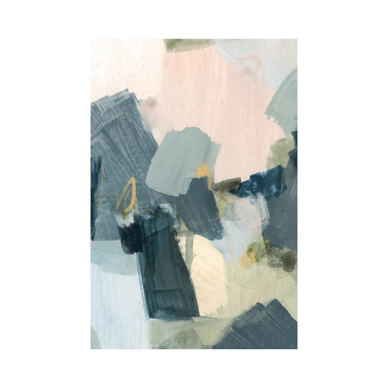 Lago I by Victoria Barnes - Wrapped Canvas Painting, 30.48 cm H x 45.72 cm W