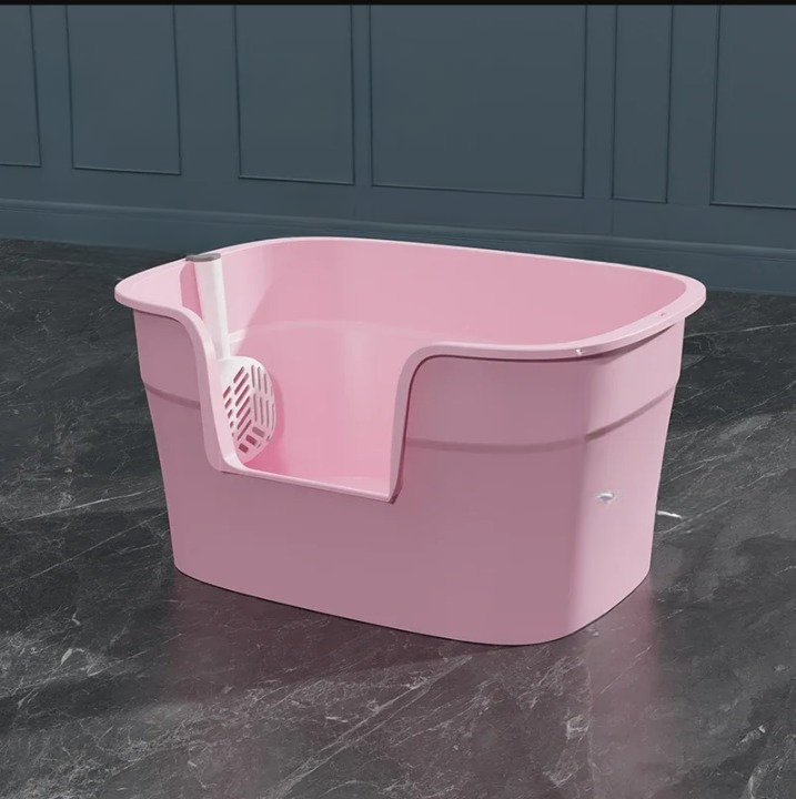 Gower Plastic Litter Box, Pink