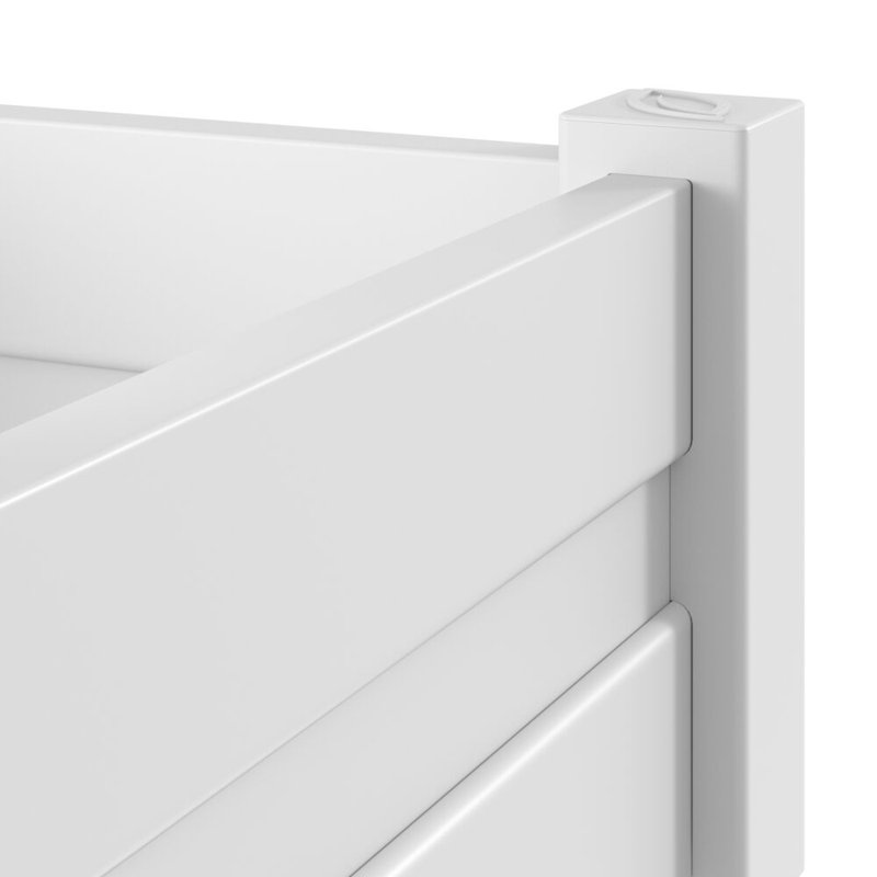 Raised Garden Bed, 15.75" H x 53.81" W x 29.81" D, White