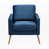 Velours bleu marine est en rupture de stock