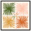 «Palm Trees Top Palm Leaf», reproduction d'art sur toile par Art Remedy