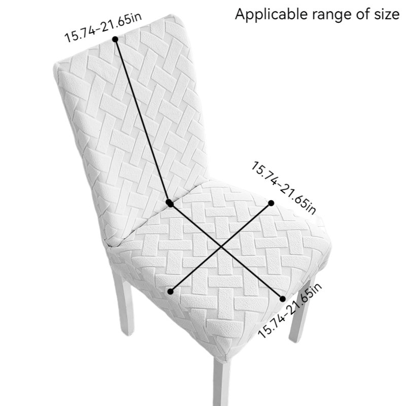 Housse pour chaise de salle à manger en polyester