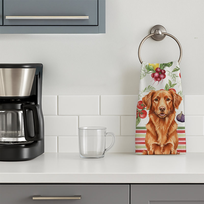 Serviette de cuisine en cuivre Cuivre Nouvelle-Écosse, Copper Nova Scotia Duck Tolling Retriever