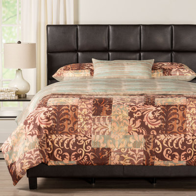 Barcelona Polyester Patchwork Duvet Cover & Insert