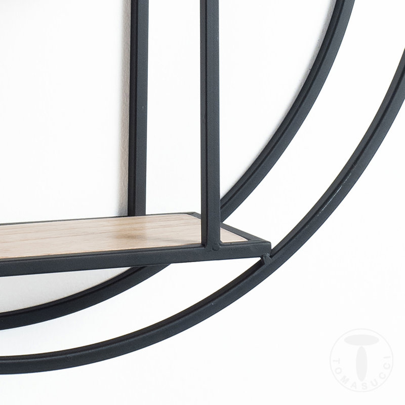 Cranesville 2 Piece Circle Floating Shelf