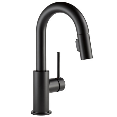 Trinsic Pull Down Sprayer Bar Faucet, Single Handle Prep Sink Faucet
