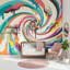 Papier peint blanc sur fond blanc clair-574813388-574813385