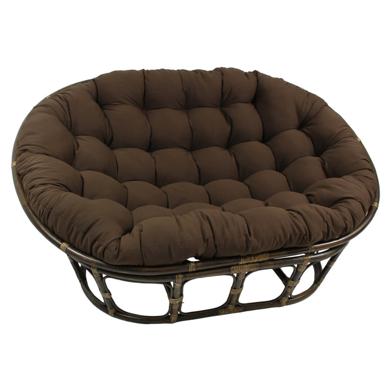 Outdoor 5'' Dining Chair Seat Cushion, Chocolate