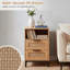 35cm W Manufactured Wood Bedside Table