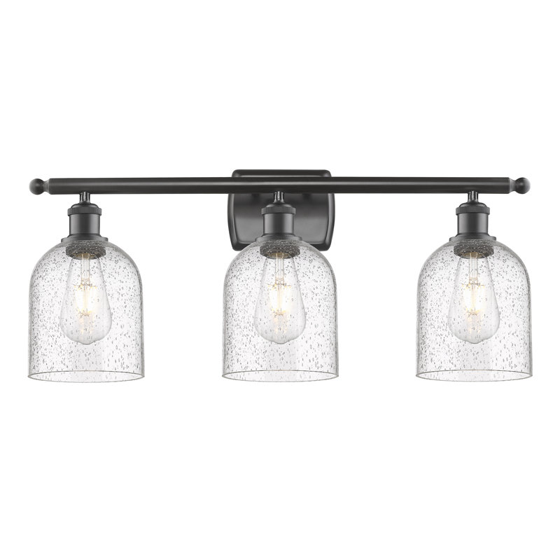 Anacaren 3 - Light Dimmable Vanity Light, Seedy, Oil Rubbed Bronze
