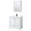 Ensemble de meuble-lavabo simple autoportant 36 po avec plateau en quartz Deborah-98094497-98094500-98094501