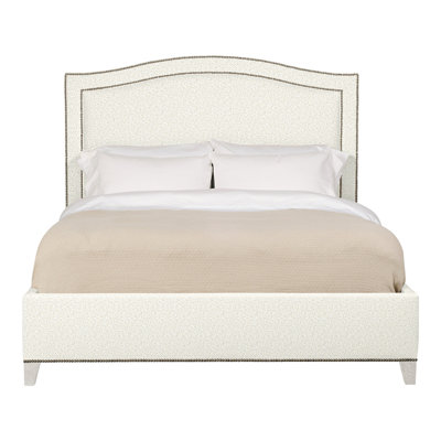 Caroline/Casey Queen Upholstered Low Profile Panel Bed