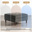 31.98cm Wide Tufted Rectangle Solid Colour Ottoman with Storage-2127846585