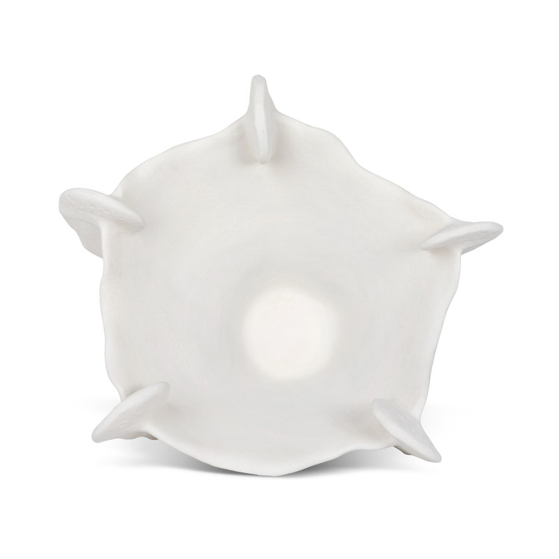 Coral Bowl, Matte White