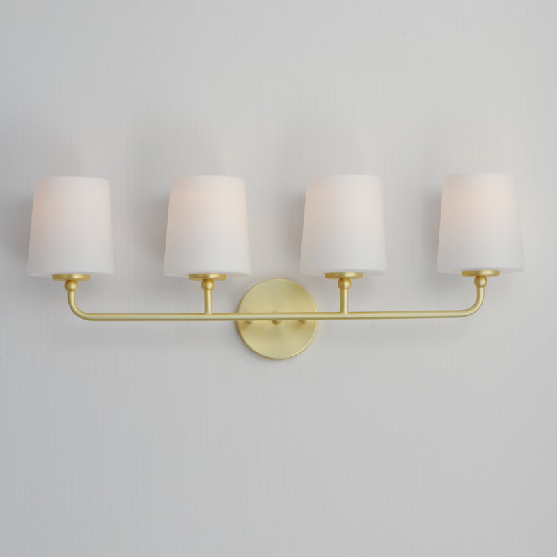Arkady 4 - Light Dimmable Vanity Light, Satin Brass