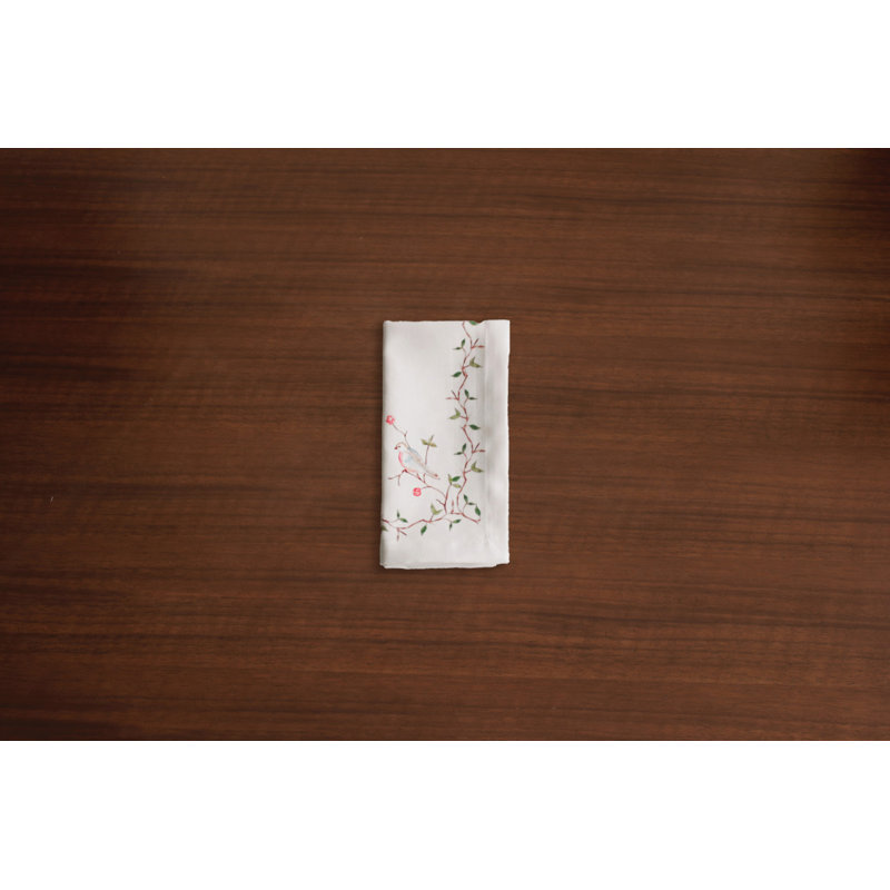 Linens Bird on Branch Napkins