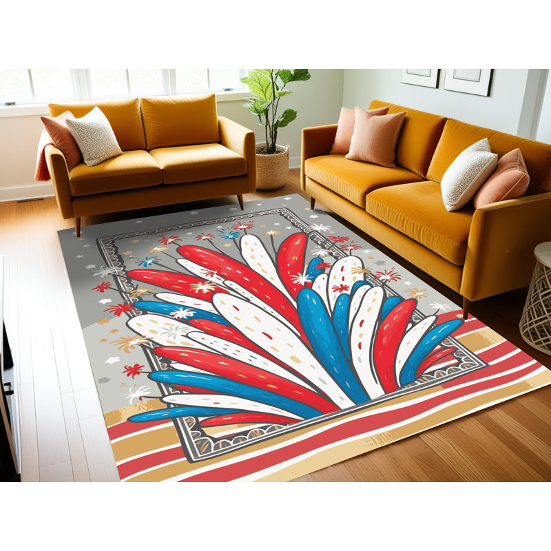 Tapis de fête des Fêtes Ginza Six, Rectangulaire 8 pi x 12 pi