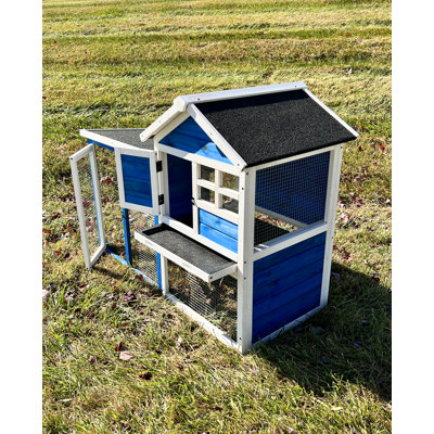 Demitz Weather Resistant Small Animal Rabbit Hutch